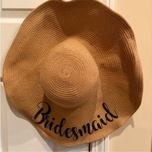 Tan Bridesmaid Sun Hat